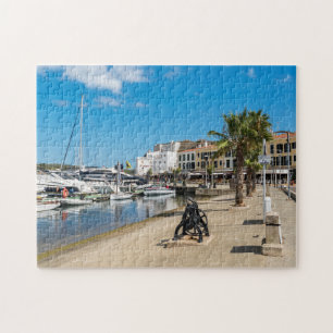 Puzzle Port de Mahon et paseo maritimo - Minorque, Espagn