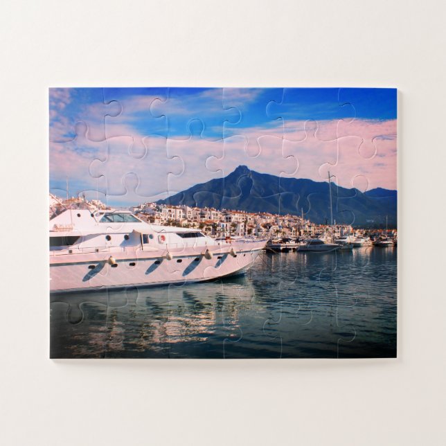 Puzzle Port de Puerto Banus Espagne (Horizontal)