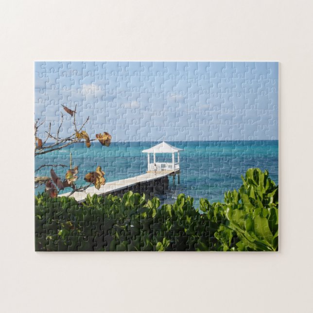 Puzzle Port de sable des Bahamas à Nassau. (Horizontal)