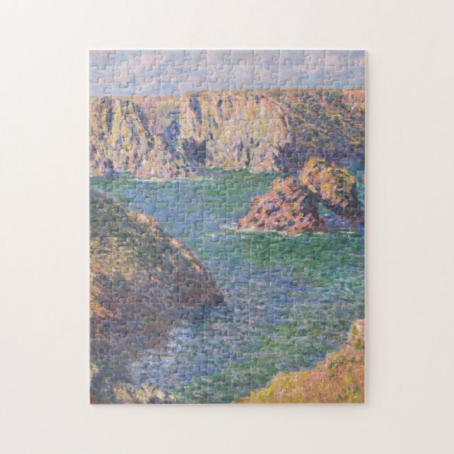 Puzzle Port Domois Belle Isle 1887 Par Claude Monet (Vertical)