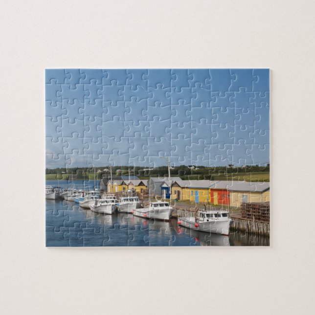 Puzzle Port du North Lake, Île-du-Prince-Édouard. (Horizontal)