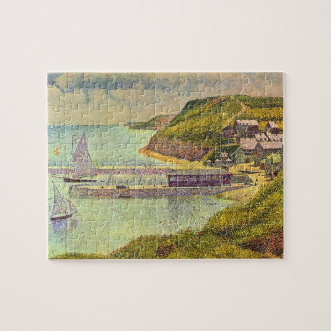 Puzzle Port Port-en-Bessin Haute Marée par Georges Seurat (Horizontal)