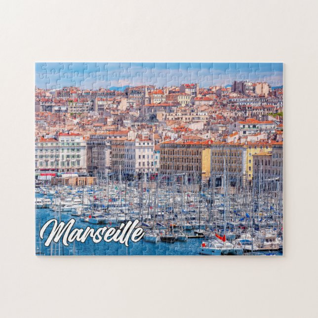 Puzzle Port Ville De Marseille, France (Horizontal)