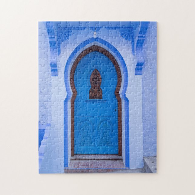 Puzzle Porte bleue marocaine (Vertical)