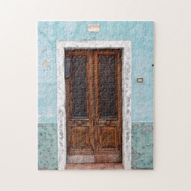Puzzle Porte bleue pittoresque (Vertical)