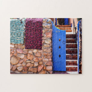 Puzzle Porte colorée Santa Fe Nouveau-Mexique.