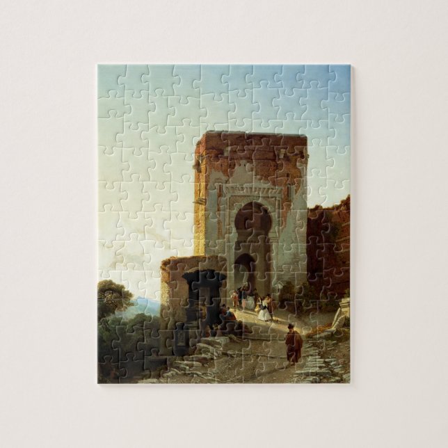Puzzle Porte de Justice, Alhambra, Grenade (huile sur la (Vertical)