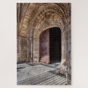 Puzzle Porte de la cathédrale Se de Braga. Braga, Portuga