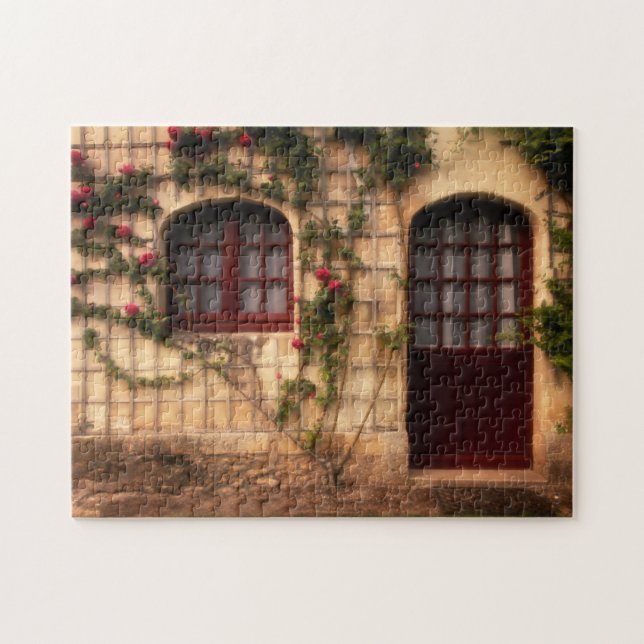 Puzzle Porte du cottage de rose (Horizontal)