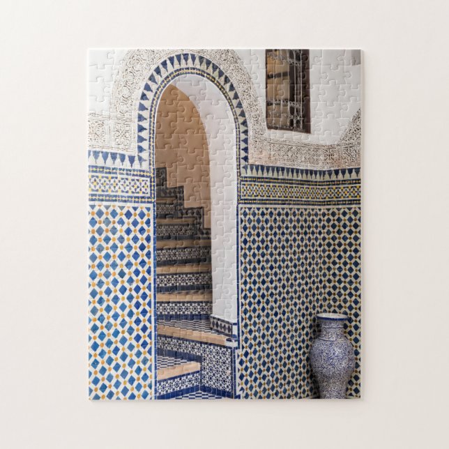 Puzzle Porte en carrelage marocain (Vertical)