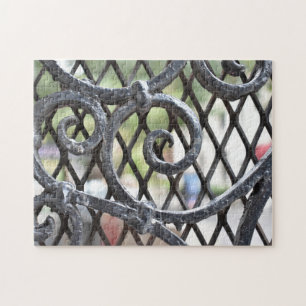 Puzzle Porte en fer forgé Upper West Side New York NYC