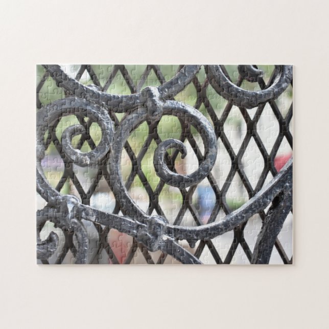 Puzzle Porte en fer forgé Upper West Side New York NYC (Horizontal)