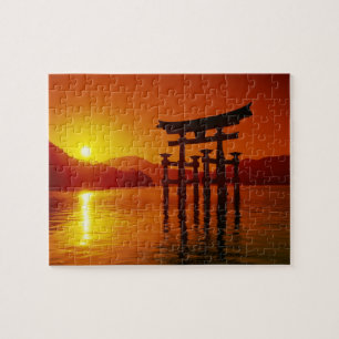 Puzzle Porte O-Torii, sanctuaire Itsukushima, Miyajima,
