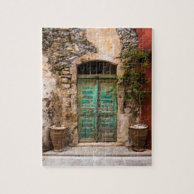 Puzzle Porte Turquoise (Vertical)