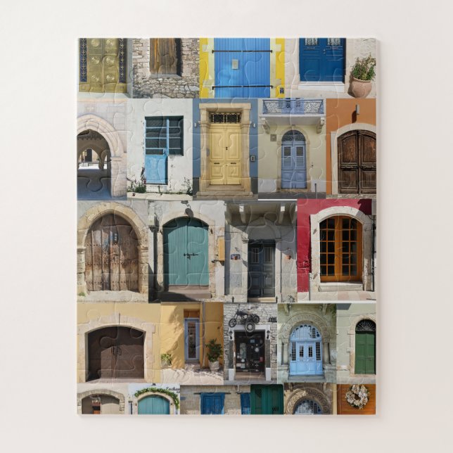 Puzzle Portes colorées de Chypre (Vertical)