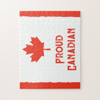 Puzzle Portez votre fierté : drapeau du Canada classique