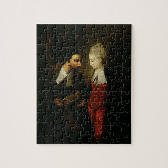 Puzzle Portia et Shylock "du négociant de Venise" A (Vertical)