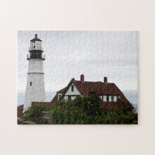 Puzzle Portland Head Lighthouse Maine Photograph