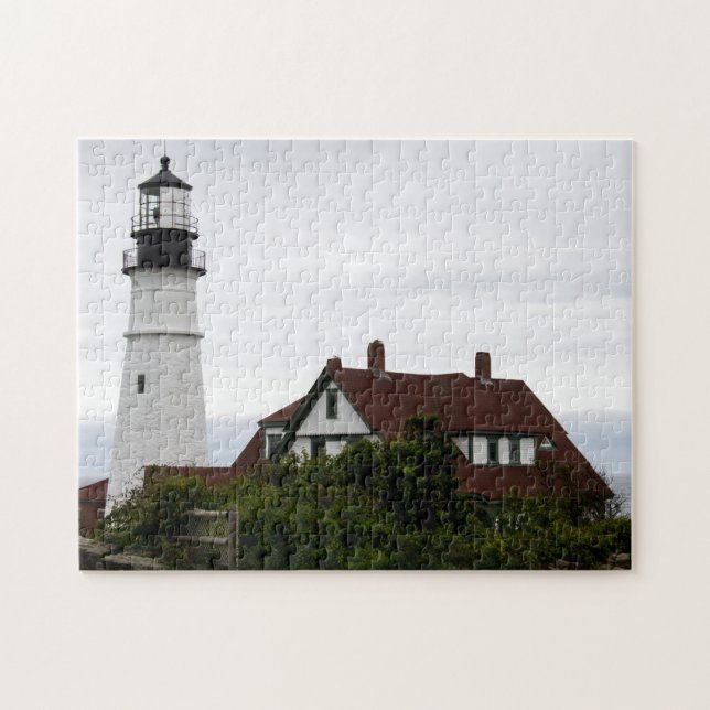Puzzle Portland Head Lighthouse Maine Photograph (Horizontal)