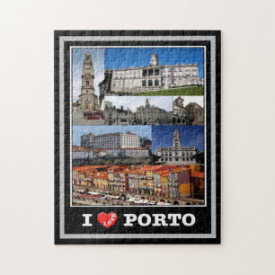 Puzzle Porto - I Love - Portugal -
