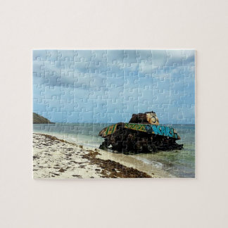 Puzzle Porto Rico, Culebra, flamenco de Playa