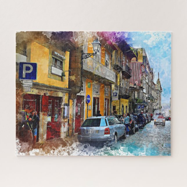 Puzzle Porto Streets Portugal (Horizontal)