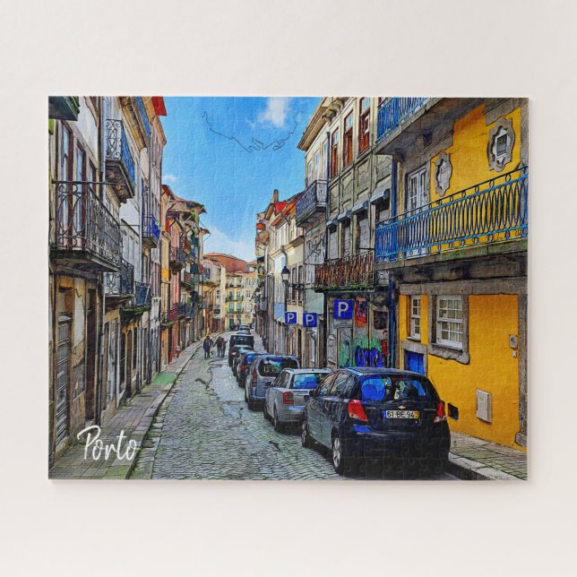 Puzzle Porto Streets Portugal (Horizontal)