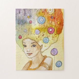Puzzle Portrait abstrait
