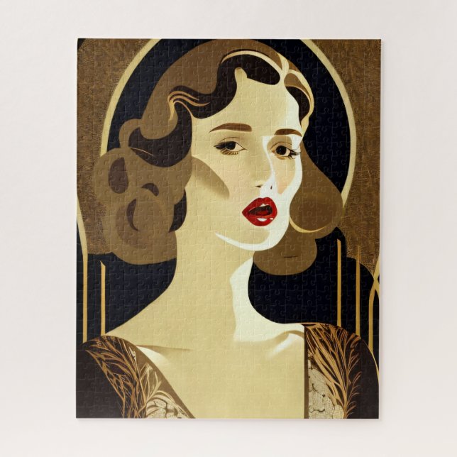 Puzzle Portrait Art nouveau (Vertical)