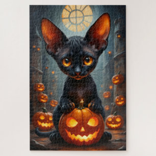Puzzle Portrait artistique gothique Halloween de Devon Re