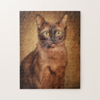 Puzzle Portrait Brown de chats birmans