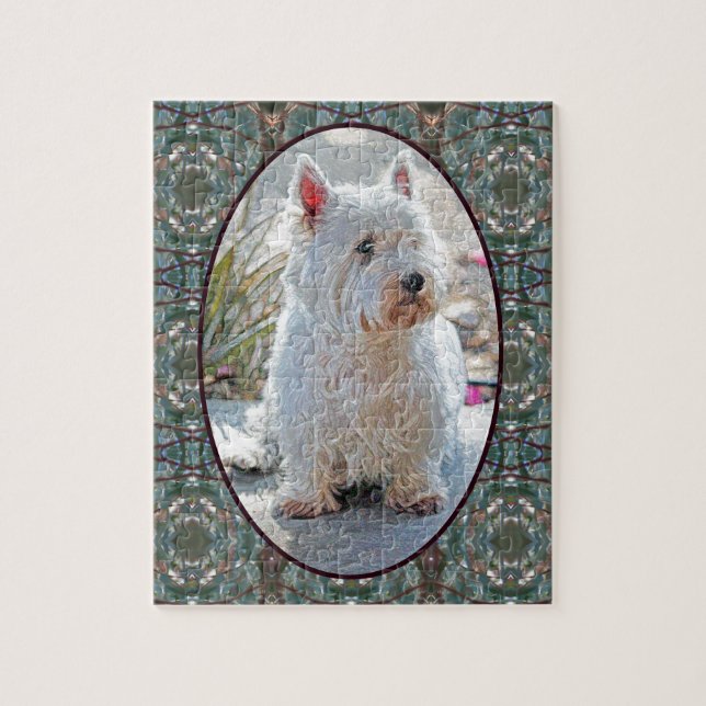 PUZZLE PORTRAIT D'A WESTIE (Vertical)