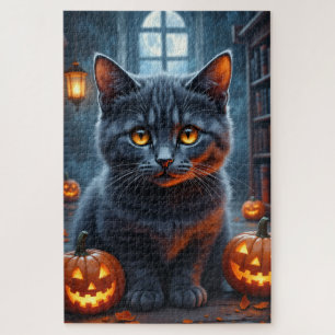 Puzzle Portrait d'art gothique d'Halloween de British Sho
