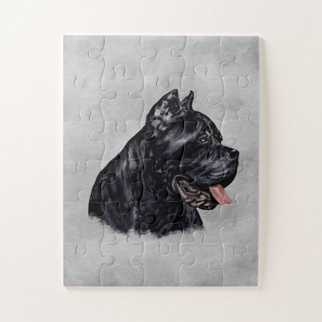 Puzzle Portrait de Cane Corso (Vertical)