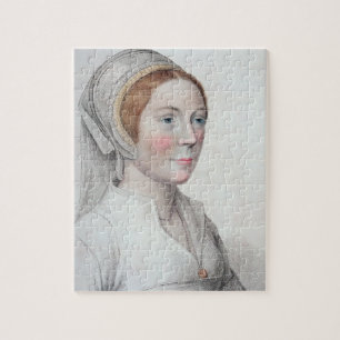 Puzzle Portrait de Catherine Howard (1520-42) gravé par
