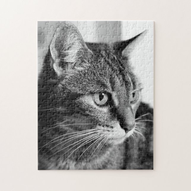 Puzzle Portrait de chat - penseur (Vertical)