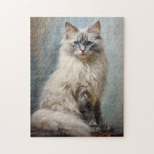 Puzzle Portrait de chat Ragdoll 1