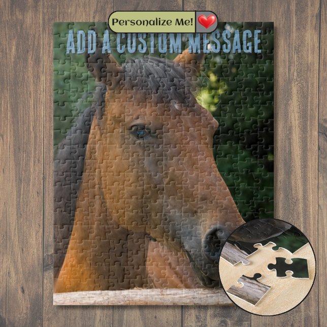 Puzzle Portrait de cheval (Horse Portrait Jigsaw Puzzle)