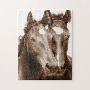 Puzzle Portrait de cheval III