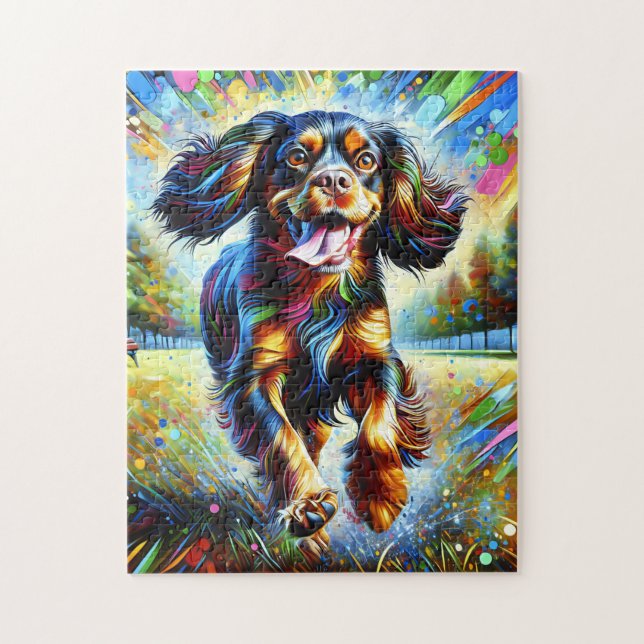 Puzzle Portrait de chien Boykin Spaniel Impression d'art  (Vertical)