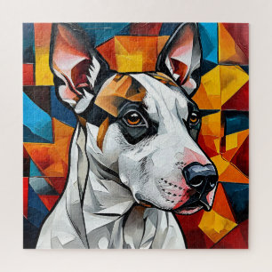 Puzzle Portrait de Chien Bull Terrier Pour Amateur