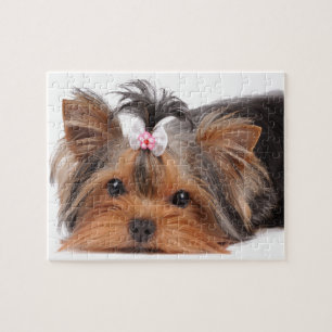 Puzzle Portrait de chiot mignon