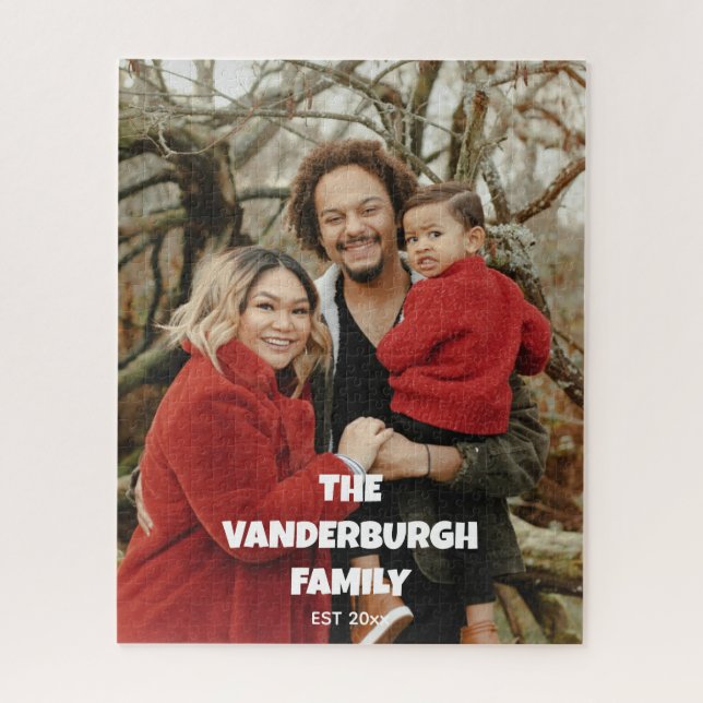 Puzzle Portrait de famille de nuit de jeu 520pc personnal (Vertical)