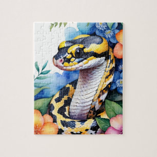 Puzzle Portrait de Famille de Serpent Python Royal