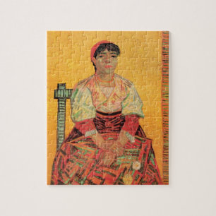 Puzzle Portrait de femme italienne par Vincent van Gogh