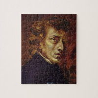 Portrait de Frederic Chopin par Eugene Delacroix