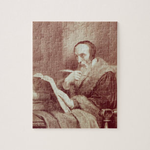 Puzzle Portrait de Jean Calvin (1509-1564) (gravure)