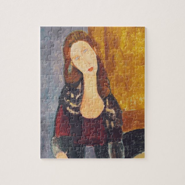 Puzzle Portrait de Jeanne Hebuterne par Amedeo Modigliani (Vertical)