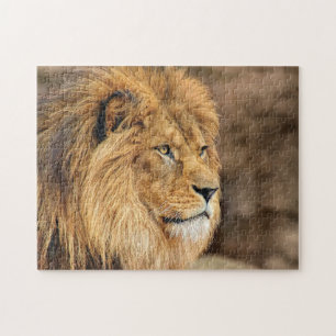 Puzzle Portrait de la photo Lion