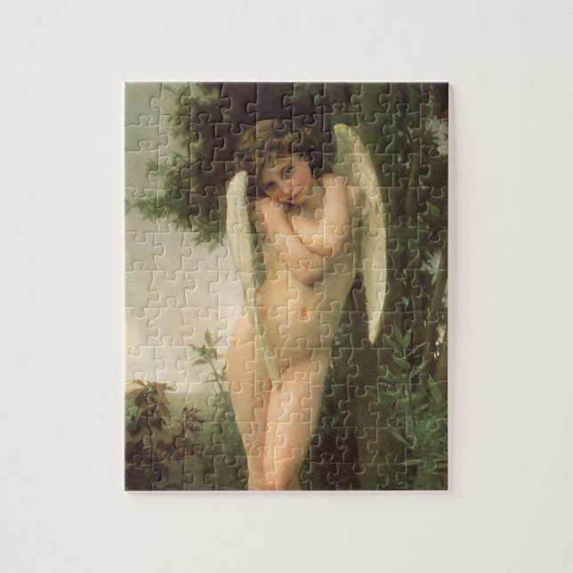 Puzzle Portrait de l'ange Cupidon (Cupid) par Bouguereau (Vertical)